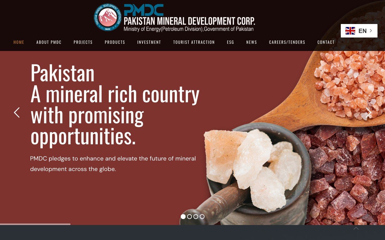 Screenshot of pmdc.gov.pk